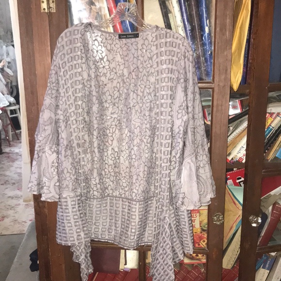 casual express Jackets & Blazers - Ladies open jacket with butterfly sleeves